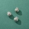 Plata 999 Plata Esterlina Loto Loto Colgante con Cuentas Cuentas Hecho a Mano DIY Accesorios Accesorios Pulsera Pulsera Joyería