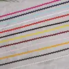 Correa de hombro para mascotas de 0,5 cm, colorida, borde ondulado curvo, correa tejida, accesorios de ropa hechos a mano, DIY
