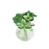 Pájaro de vidrio artificial arreglo floral eterno comercio exterior transfronterizo artesanías de Zibo Boshan decoración para coche y escritorio de oficina