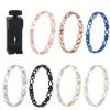 Pulsera Corazón de Melocotón de Imán Completo de Venta Caliente Transfronteriza Moda Simple Europea y Americana Ajustable Joyería para Parejas Pulsera de Metal