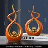 Adornos modernos de cerámica de lujo ligero para sala de estar, recibidor, mueble de TV, escritorio de oficina creativo, mueble de vino, decoraciones para inauguración de casa