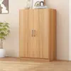 Guarda-roupa moderno minimalista para apartamento pequeno para quarto de casa, armário de armazenamento simples econômico para casa de aluguel, feito de painéis de madeira maciça