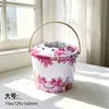Porta Mosquitero de Bobina con Tapa, Cubo Portátil de Hojalata Antiescaldante, Repelente de Mosquitos Creativo, Contenedor de Almacenamiento para Exteriores Seguro e Higiénico