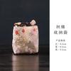 Bolsa para Pote de Viagem Bolsa de Nuvem Tecida Bolsa de Brocado Feita à Mão Anti-queda Nova Bolsa de Armazenamento Vintage Chinesa Conjunto de Chá para Copo Mestre Tecido