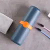 Caixa de armazenamento de escova de dentes de viagem, copo de lavagem portátil, copo de escovar, kit de copo para pasta de dente e enxaguante bucal para dormitório estudantil