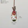 Nuevos colgantes decorativos vintage de resina tridimensional transfronterizos, paquete de regalo de guirnalda, adornos de campana para árbol de Navidad, decoraciones navideñas