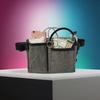 Bolsa de Cintura Grande para Trabajo al Aire Libre Tela Oxford Bolsa de Cintura Integral para Carpintero Electricista Fontanero Enfermera Bolsa de Herramientas Negra