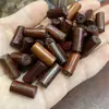 Cuentas de barril de Palo de Rosa de hoja pequeña Accesorios para DIY Wenwan Cuentas de Buda Colgante de pulsera Collar