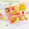 Borrachas em Formato de Comida de Desenho Animado, Brindes, Material Escolar, Borrachas Atacado, Brindes para Alunos do Ensino Fundamental, Borrachas de Caixa Surpresa