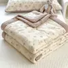 Novo Colchão de Verão 100% Algodão, Colcha de Ar Condicionado, Colcha Fina de Algodão Puro para Verão, Lavável à Máquina, Colcha Fina de Verão para Uma Pessoa