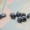 Botão de Pé Quadrado de Metal Cor Pérola Imitação Concha Estilo Chanel Botão para Blazer Camisa de Chiffon Cardigã