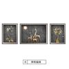 Pueblo de Pintura al Óleo de Shenzhen Dafen pintura decorativa moderna de lujo ligero para sala de estar atmosférica de alta gama mural para pared de fondo de sofá pintura triple