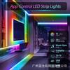 Luz led de venta caliente transfronteriza con tira led 5050 autoadhesiva usb luz de ambiente para fondo de TV bluetooth con control remoto por aplicación