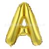 Globo de película de aluminio con letras A-Z, versión delgada de 16 pulgadas, decoración para cumpleaños y bodas, traje de globo, letra de oro rosa, gas