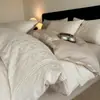 Juego de Ropa de Cama de Algodón Egipcio de Fibra Larga Clase A con Sensación de Nube Cuatro Piezas 100% Algodón Puro 60s Jacquard de Algodón Puro Funda Nórdica Sábana Falda de Cama