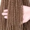 Trenzas Sintéticas Africanas de Dos Hilos con Puntas Rectas, Trenzas Largas Tipo Caja, Trenzas de Crochet, Trenzas de Dos Hilos, Peluca Recta