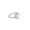 Anillo redondo de plata s925 con apertura ajustable para mujer, anillo de perlas de moda coreana, accesorios de bricolaje, un millón de nuevos