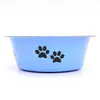 Directo de Fábrica Mascota doble capa acero inoxidable cuenco gato cuenco perro antideslizante resistente a caídas comedero anti-golpes cuenco comida perro al por mayor