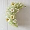 Gipsofila de Color Sólido para Frutas Pequeñas Flor Artificial Decoración para Sala de Estar Adorno Floral para Bodas Suministros para Arreglos Florales Gipsofila de Plástico
