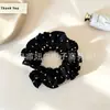 Goma para coleta de alta elasticidad estilo Hong Kong con estampado de cuadros y leopardo, Diadema para atar el cabello, Suministro al por mayor, Directo del fabricante