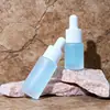 Frascos conta-gotas de essência 5ml 10ml transparentes foscos frascos conta-gotas de óleo essencial frascos conta-gotas de vidro com cabeça de borracha