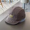 Nueva Gorra de Béisbol de Cinco Paneles de Color Liso Retro Japonés para Primavera y Verano, Protección Solar para Mujer, Talla Grande, Profundizada