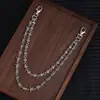 Venta Caliente Transfronteriza Estrella de Cinco Puntas Árbol de la Esperanza Doble Capa Aleación Cadena para Jeans Moda Callejera Cadena para la Cintura para Hombres y Mujeres Accesorios Personalizados