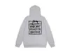 Comercio Exterior Dropshipping Marca Europea y Americana Nueva Tendencia Estampado de Letras Sudadera Unisex con Capucha Abierta