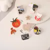 Broche de Aleación para Mascotas Insignia Pin con Imagen de Mariposa Abeja Vaca Nuevo Dibujo Animado Creativo Europeo y Americano Accesorios de Animales