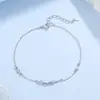 Pulseira Tichya Original Design de Nicho Polaris para Mulheres Prata Esterlina S925 Ins Simples Exquisito Esmalte Ornamento de Mão Estrelado