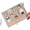 Etiqueta para Cabezal de Tarjeta Empaque de Tarjeta Trasera Personalizado Etiqueta Animada para Cabezal de Tarjeta Impresión de Animación Pegatina DIY Animada con Forma Especial de Estrella