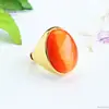 Anillo de Vidrio Colorido Retro Europeo y Americano Ai Yu Banda de Anillo Ajustable Transfronterizo Transmisión en Vivo Venta Caliente Venta al por Mayor S5021511