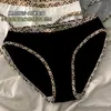 Panty sexy de mujer con estampado de leopardo estilo japonés, levanta glúteos, entrepierna de algodón puro, sin costuras, talla grande, bragas triangulares transpirables