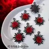 Accesorios de Estilo Oscuro Estilo Europeo y Americano Mariposa Negra Pistola Cruz de Rosa Colgante Pulsera de Cuentas DIY Collar