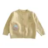 Cárdigan de Punto para Niña Otoño 2026 Nueva Chaqueta Infantil, Suéter de Dopamina Súper Lindo de Otoño para Niñas Pequeñas