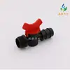 Tubería de PE válvula gotero accesorio tuerca de bloqueo bypass rosca macho válvula cinta suave válvula de bypass conmutador conector para cinta de riego por goteo agrícola