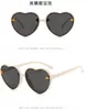 Gafas de Sol para Niños con Purpurina, Monturas con Forma de Corazón, Diseño de Abeja de Dibujos Animados, Gafas de Sol Lindas para Bebés, Protección UV, Gafas de Sol Modernas