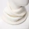 Novo Outono Inverno Quente Pelúcia Malha de Bambu Gola Alta Cachecol para Homens Mulheres Amigo da Pele Pequeno Cachecol Aquecedor de Pescoço Cor Sólida Versátil