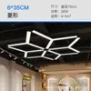 Lámpara de Araña de Tira en Forma de Y Oficina Gimnasio Sala de Juegos Supermercado Tienda Estilo Comercial Industrial Iluminación Estilo Industrial