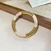 Pulsera Redonda Geométrica de Punto con Rosca de Hilo Acrílico, Pulsera de Moda y Versátil, Pulsera de Diseño de Nicho Personalizada