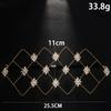 AliExpress Nova máscara de zircão distinta com incrustação de diamantes Máscara de desempenho de baile de máscaras de malha oca europeia e americana para mulheres