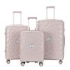 Comércio exterior PP senha universal bagagem de roda conjunto de três peças caixa de embarque de viagem expansível de grande capacidade de bagagem de haste de tração