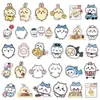 60 Pegatinas de Dibujos Animados, Lindas Expresiones Jiikawa, Decorativas para Botellas de Agua, Teléfonos Móviles, Pequeñas Pegatinas Mochi