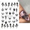 FULLBEAUTY - Adhesivo para uñas con diseño de flores de primavera frescas y pequeñas, diseño de relieve transfronterizo