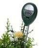 Testador de solo dois em um medidor de pH higrômetro detector de jardinagem de flores de solo