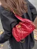 Bolsa Feminina Estilo Chanel Transfronteiriça 2026 Novo Modelo Bolsa Saco com Toque de Luxo, Bolsa de Ombro Acolchoada com Corrente para o Dia a Dia