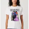 Em estoque para exportação Camiseta Europa e Estados Unidos Camiseta Taylor com design de mapa a nova camiseta de moda de rua de manga curta uma geração de camiseta