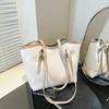 Nova Bolsa de Mão Casual de Grande Capacidade para Mulheres 2026 Bolsa de Ombro para Estudante Universitária Bolsa de Mão Feminina Bolsa Tote para o Dia a Dia para Mulheres