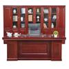 Escritorio ejecutivo de madera maciza escritorio simple moderno pintado escritorio de una sola persona atmosférico madera pintada cuero escritorio de gerente escritorio presidencial ejecutivo