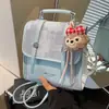 Mochila Transfronteriza 2026 Bolso Cruzado de Hombro Único para Mujer Bolso de Mano con Textura Linda Bolso de Mujer Mochila Multifuncional Ligera para Estudiante